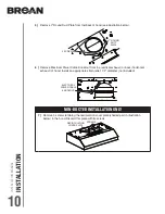 Предварительный просмотр 10 страницы Broan Glacier BCSD Series Installation Use And Care Manual