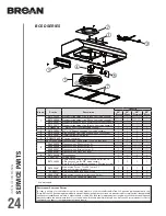 Предварительный просмотр 24 страницы Broan Glacier BCSD Series Installation Use And Care Manual