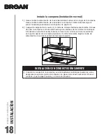 Предварительный просмотр 44 страницы Broan Glacier BCSD Series Installation Use And Care Manual