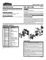 Preview for 4 page of Broan HD50L Manual