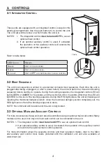 Preview for 4 page of Broan HRV150S User Manual