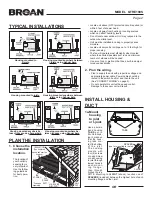 Preview for 2 page of Broan HUMIDITY SENSING FAN QTRE100S Instructions Manual