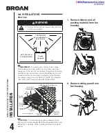 Предварительный просмотр 4 страницы Broan InVent 80 CFM Series Installation And Use & Care Instructions