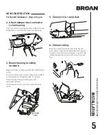 Preview for 5 page of Broan InVent AE110S Installation And Use & Care Instructions