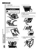 Preview for 6 page of Broan InVent AE110S Installation And Use & Care Instructions