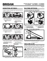 Предварительный просмотр 3 страницы Broan L250 Series Manual