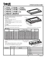 Broan L3336 Specification Sheet предпросмотр