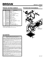 Предварительный просмотр 12 страницы Broan LOSONE SELECT L300KMG Instruction Manual