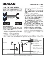 Предварительный просмотр 2 страницы Broan MD10T User Manual