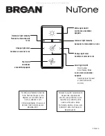 Preview for 2 page of Broan NuTone ChromaComfort Quick Start Manual