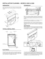 Предварительный просмотр 2 страницы Broan NuTone Eclipse 2830 Specification Sheet