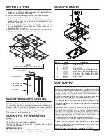 Предварительный просмотр 2 страницы Broan Nutone PM25 Instructions