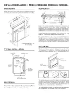 Предварительный просмотр 2 страницы Broan NuTone RANGEMASTER SRIVIDD3O04 Specification Sheet