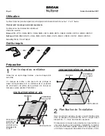 Preview for 6 page of Broan NuTone RDF1 Installation Manual