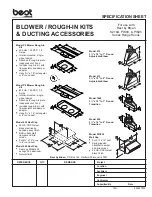 Broan P5 Specification Sheet предпросмотр