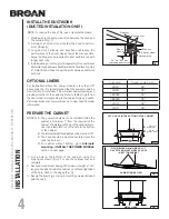 Preview for 4 page of Broan PM390SSP Installation, Use & Care Manual