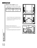 Предварительный просмотр 10 страницы Broan PMA400SS Installation, Use & Care Manual