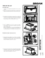 Предварительный просмотр 11 страницы Broan PMA400SS Installation, Use & Care Manual