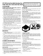 Preview for 1 page of Broan QT DC 110 CFM Install Instructions Manual