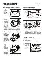 Предварительный просмотр 3 страницы Broan QT80L Installation Manual