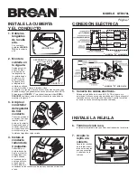 Предварительный просмотр 7 страницы Broan QTR QTR070L Instructions Manual