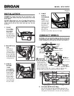 Предварительный просмотр 2 страницы Broan QTX110HFLT Instructions Manual