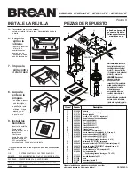 Preview for 8 page of Broan QTXE080FLT Instruction Manual