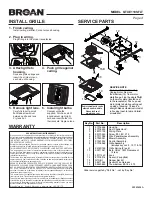 Предварительный просмотр 4 страницы Broan QTXE110SFLT Instructions Manual