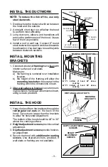 Предварительный просмотр 3 страницы Broan Rangemaster 629004 Manual