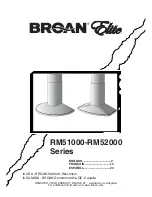 Preview for 1 page of Broan Rangemaster RM51000 Series Instruction Manual