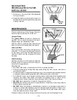 Предварительный просмотр 10 страницы Broan Rangemaster RM51000 Series Instruction Manual