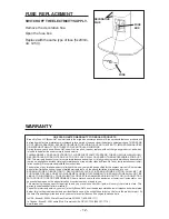 Предварительный просмотр 12 страницы Broan Rangemaster RM51000 Series Instruction Manual