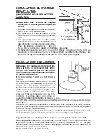 Предварительный просмотр 16 страницы Broan Rangemaster RM51000 Series Instruction Manual