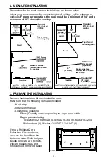 Предварительный просмотр 6 страницы Broan Rangemaster RM60000 Series Installation Instructions And User Manual