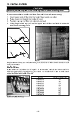 Предварительный просмотр 10 страницы Broan Rangemaster RM60000 Series Installation Instructions And User Manual