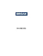 Broan RHVBB30SS Manual preview