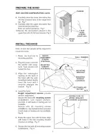 Preview for 8 page of Broan RM503001 Instruction Manual