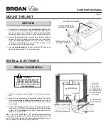 Предварительный просмотр 7 страницы Broan rmdd3004 Instruction Manual