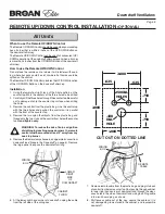 Предварительный просмотр 9 страницы Broan rmdd3004 Instruction Manual