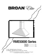 Broan RME5030SS Instructions Manual preview