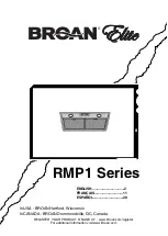 Broan RMP1 Series Manual preview