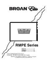 Preview for 1 page of Broan RMPE Series Manual