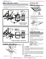 Предварительный просмотр 3 страницы Broan SOLITAIRE ULTRA-SILENT S110FLUE Quick Start Manual