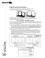 Preview for 14 page of Broan SPE1 Series Installation Use And Care Manual