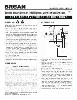 Broan SSQTXE080 User Manual preview