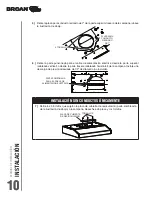 Preview for 34 page of Broan TEN1 Series Installation Use And Care Manual