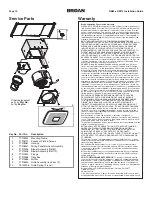 Предварительный просмотр 13 страницы Broan ULTRA Pro RB110 Installation Manual