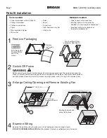 Предварительный просмотр 7 страницы Broan ULTRA Pro RB110L1 Installation Manual