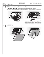 Предварительный просмотр 11 страницы Broan ULTRA Pro RB110L1 Installation Manual