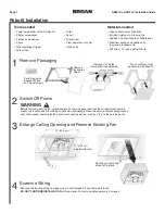 Preview for 7 page of Broan ULTRA Pro RB110LC Installation Manual